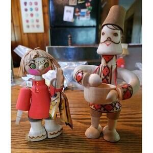 Russian Folkart‎ Wooden Figurines